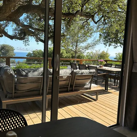 Кемпинг Vue Mer, Jacuzzi, Terrase, Jardin Сен-Рафаэль