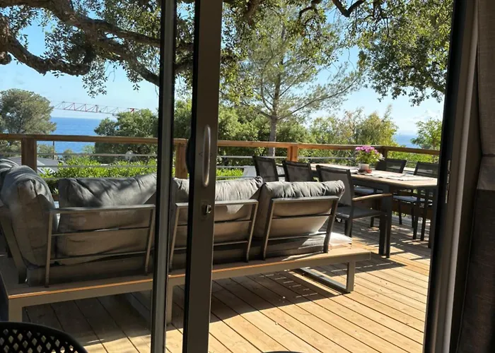 مكان تخييم Vue Mer, Jacuzzi, Terrase, Jardin Saint-Raphaël
